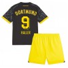 Borussia Dortmund Sebastien Haller #9 Bortedraktsett Barn 2023-24 Kortermet (+ korte bukser)